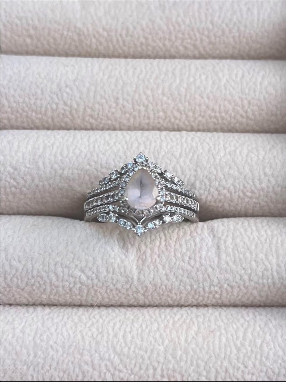 Levian Morganite Engagement Halo Ring with Diamond Enhancer